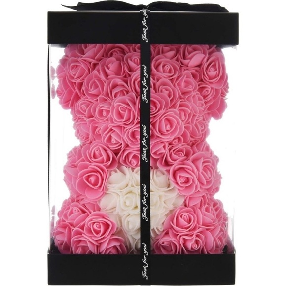 Rose Flower Bear - Fully Assembled Rose
Teddy Bear- Adorable! - Picture 2 of 2